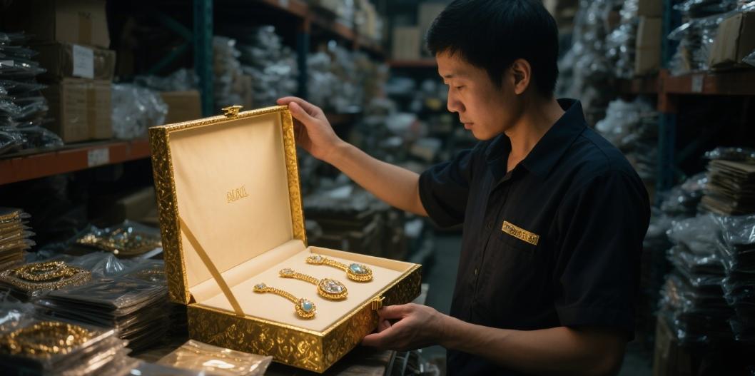 Person standing in a factory with machinery in the background